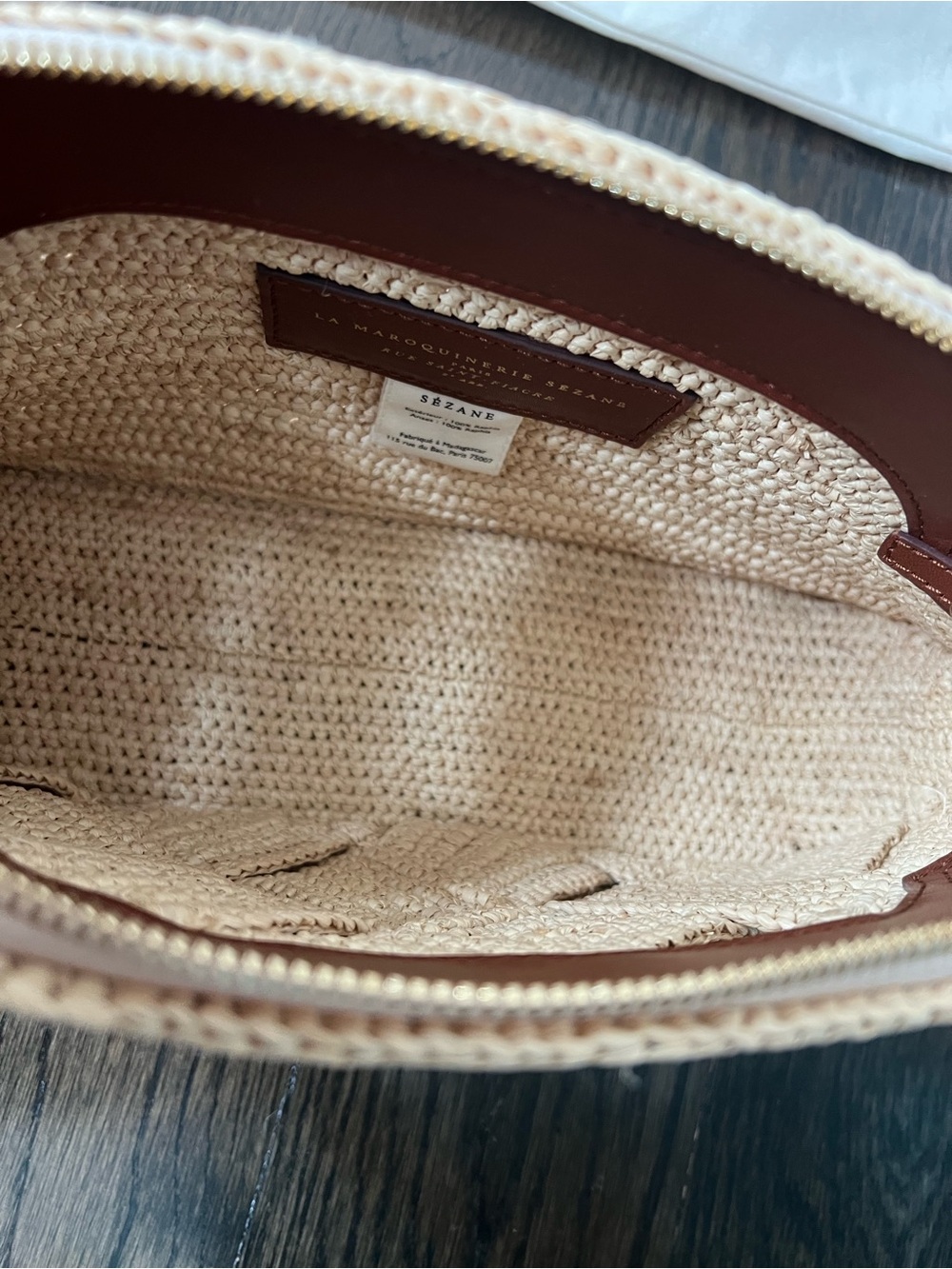 [New with Tags] Sezane Isabelle Bag in Natural Woven Raffia - Picture 7 of 10